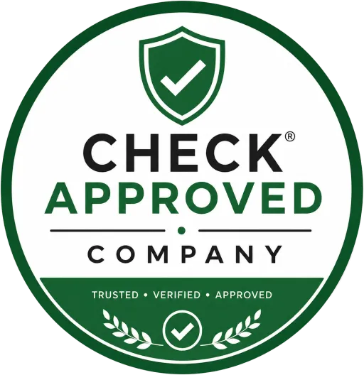 CHECK Approved Company badge