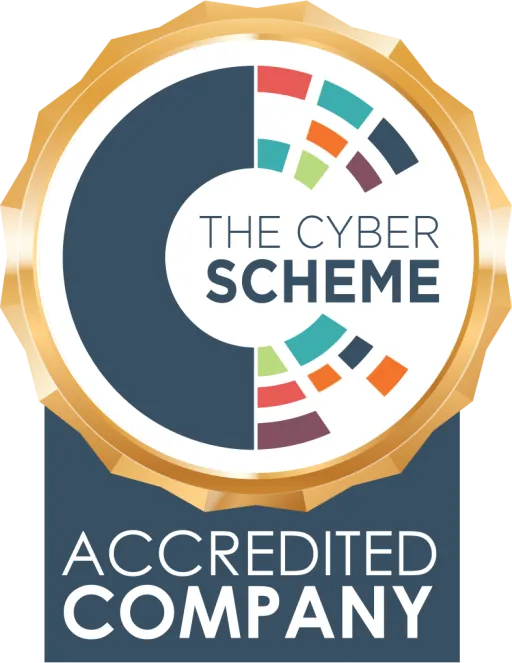 Cyber Scheme Accredited Company badge