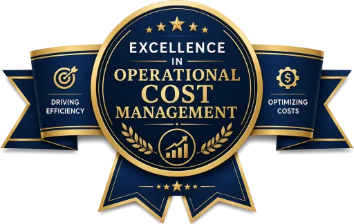 Excellence in Operational Cost Management badge