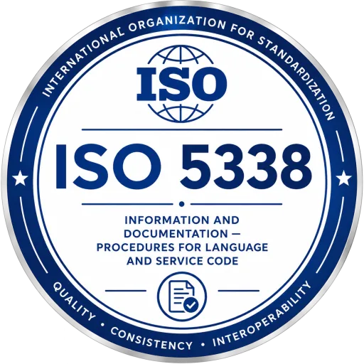 ISO 5338 badge