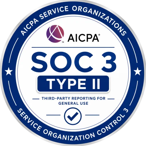 SOC 3 Type II badge