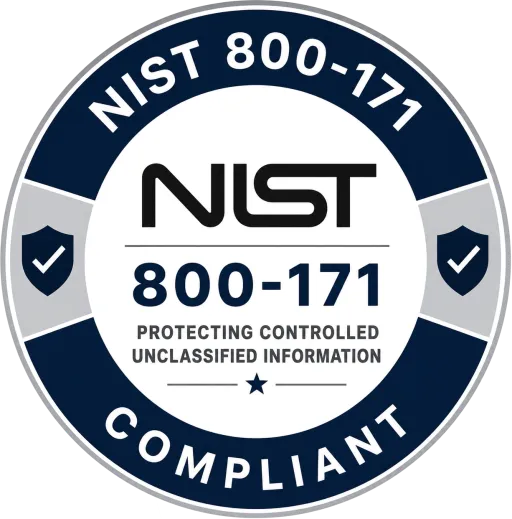 NIST 800-171 Compliant badge