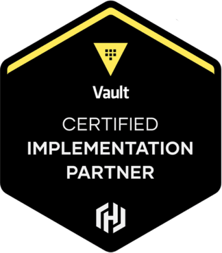 HashiCorp Vault Certified Implementation Partner badge