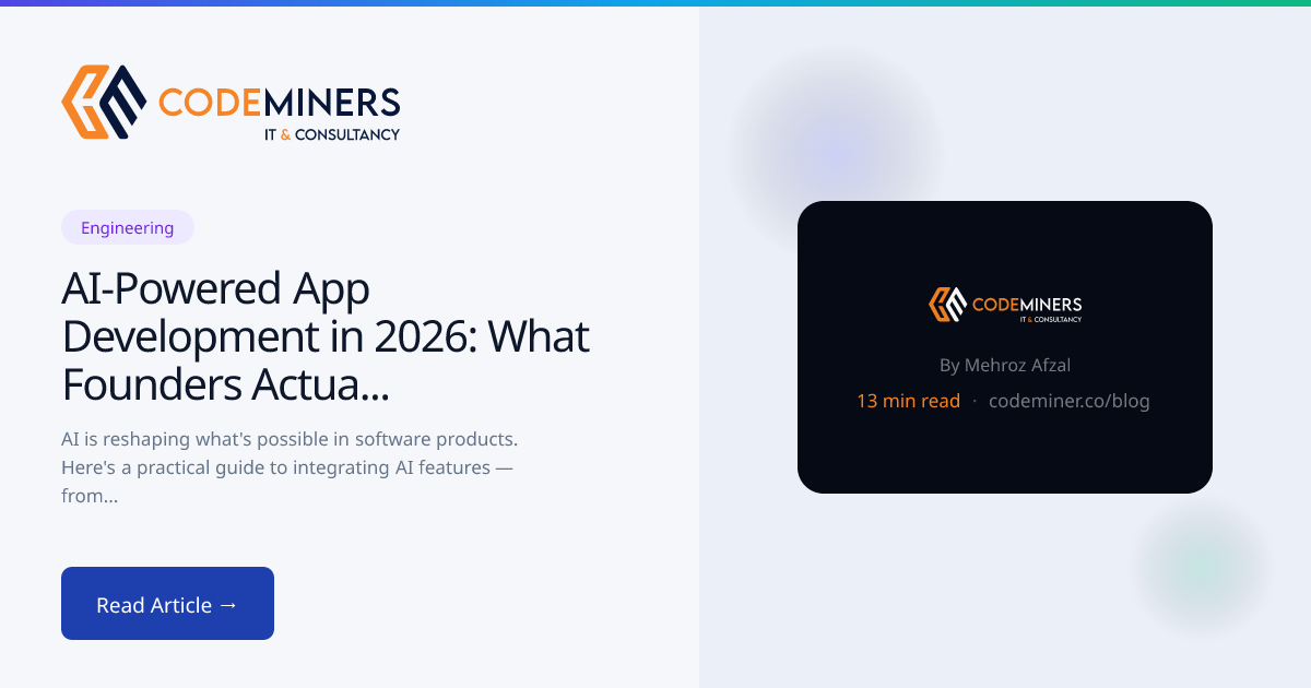 AI-Powered App Development in 2026: What Founders Actually Need to Know